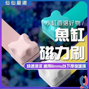 迷你魚缸磁力刷 魚缸清潔刷 魚缸刷 除藻 魚缸磁鐵刷 玻璃擦 魚缸工具 磁力刷 清潔神器 不傷玻璃 迷你魚缸 清青苔