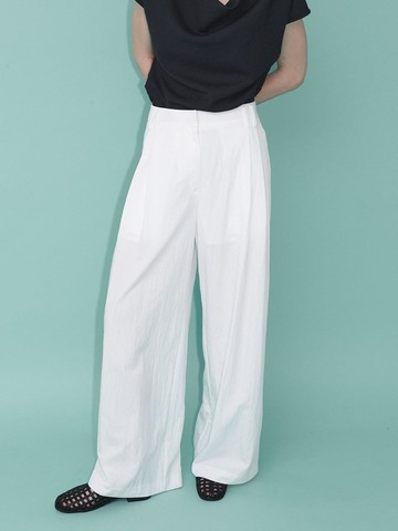 Length Selection Wide Two-tuck Pants (SW5XL754)