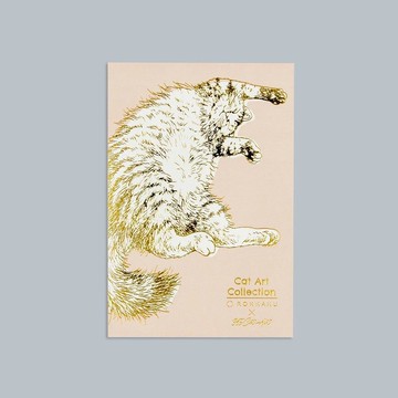 貓咪藝術系列明信片 瞌睡