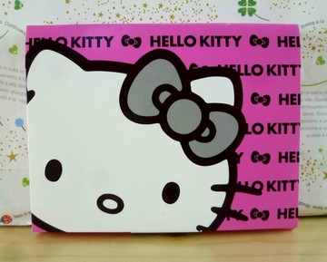 【震撼精品百貨】Hello Kitty 凱蒂貓-KITTY吸油面紙-桃粉英文圖案