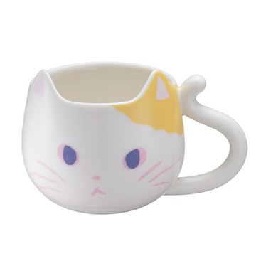 星巴克白貓花漾馬克杯