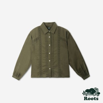 Roots 女裝- LAUREL FEMME平織長袖上衣