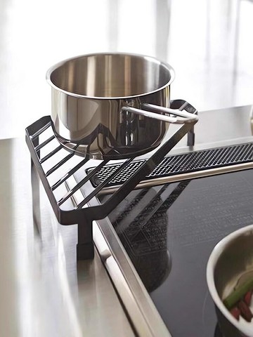 廚房金屬鐵架鍋架三角置物架湯盆防燙臺面轉角架家用多功能收納架【步行者戶外生活館】