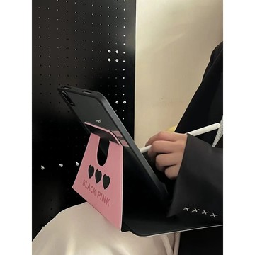 iPad 保護套 簡約滿屏英文10.2寸蘋果iPad9/8平闆保護套air5/6筆槽Pro13寸旋轉