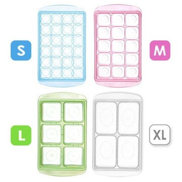 BabyHouse 愛兒房 JMGreen 新鮮凍 Premium RRE 第2代 副食品冷凍儲存分裝盒-S/M/L/XL【悅兒園婦幼生活館】