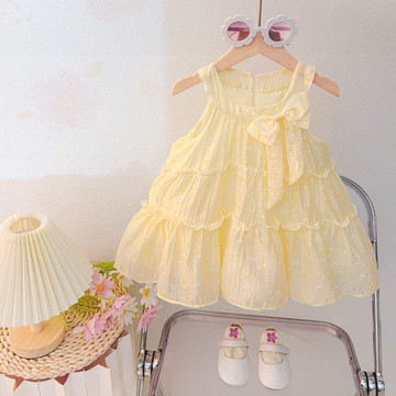 Mini baby🌷女童吊帶連衣裙夏季夏日小女孩寶寶兒童夏裝公主裙子