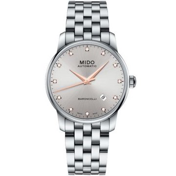 MIDO美度 官方授權 BARONCELLI永恆系列 經典真鑽機械腕錶 聖誕節 禮物 送禮 38mm/M86004671
