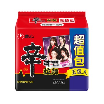 農心 辛拉麵5入