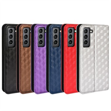 ✅ 台灣熱銷✅三星 Samsung Galaxy S21+ S21 Plus 翻蓋插卡 立體紋皮質套防摔手機殼保護皮套