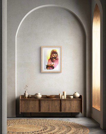 【EllishuaW】壓克力畫作_好撒瑪利亞人 The Good Samaritan