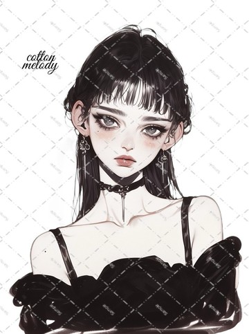 original sticker no.2305 人物貼紙 原創貼紙 原創人物貼紙 裝飾貼紙 cotton melody