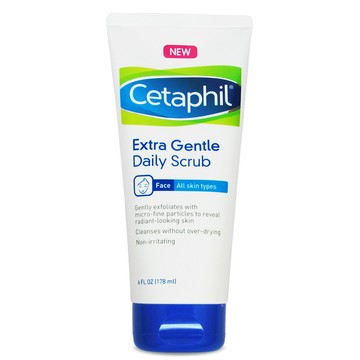 Cetaphil 溫和臉部磨砂膏 輕柔臉部去角質 6oz / 178ml