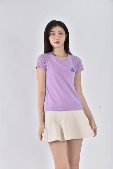 (S) caco棉質純棉史迪奇紫色短袖上衣