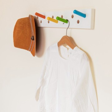 【衣帽架-5勾】兒童掛衣架 吊衣架  衣架 玄關衣帽架