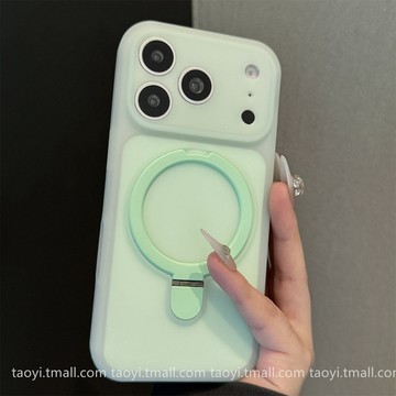 冰淇淋果凍 純色磨砂 金屬支架 防摔殼 用於iPhone17 16 手機殼 15  ProMAX 耐摔防震 加高鏡框保護