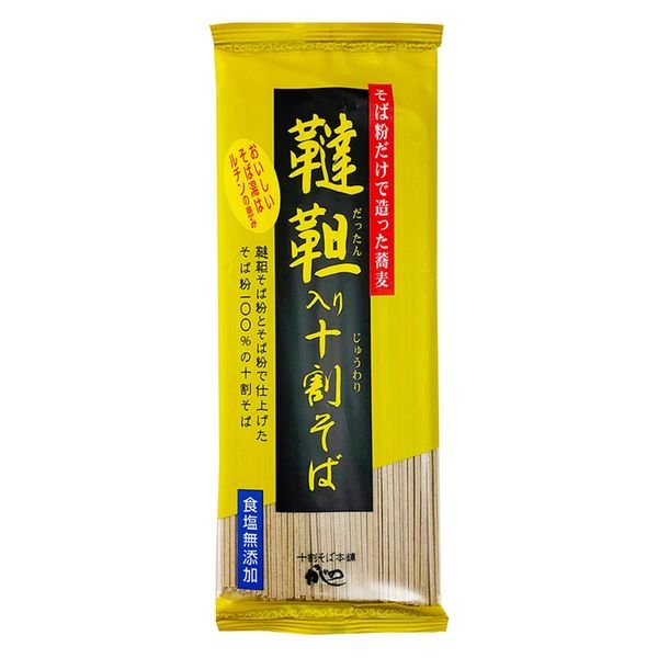 1箱(3個)（直送品）　LINEショッピング　韃靼入り十割そば　山本かじの　山本食品「業務用」山本かじの　180g×3個4904657101539