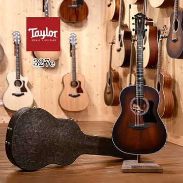 小叮噹的店 Taylor 327e 美廠 熱帶桃花心木 民謠吉他 V-Class 電木吉他 TLGF-327-E