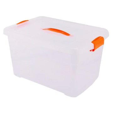 Edish 整理箱 衣物收納箱 玩具收納盒 中號  28 x 20 x 16.5cm  乳白色  1個