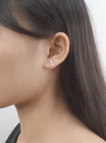 簡約風 純銀耳環,幾何系列Geometry collection