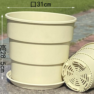 控根透氣大號青山加侖月季繡球加厚塑料綠植防爛根蘭花盆耐用桌面/花盆/綠植盆/養植盆/養花盆/陶瓷盆/塑料盆