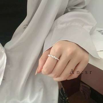 An:Sr—「熱銷款 百搭 麻花戒指」尺寸可調節 氣質 個性 百搭 飾品 戒指B0001