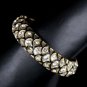 手環 鑲鑽歐美手鐲-時尚獨特個性亮眼生日七夕情人節禮物女飾品3色73jn102【獨家進口】【米蘭精品】