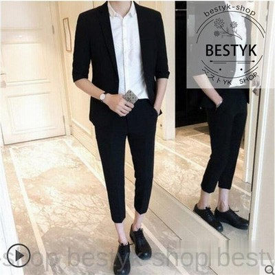 カジュアルスーツ テーラードジャケット メンズ セットアップ スーツ ジャケット スリム 夏 サマージャケット メンズファッション 通販 Lineポイント最大get Lineショッピング