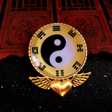 太極八卦胸針男士西裝高檔女氣質別針固定衣服胸花護身道家飾品