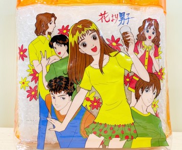 【震撼精品百貨】日本流星花園防水手提包/透明防水包-橘#75034