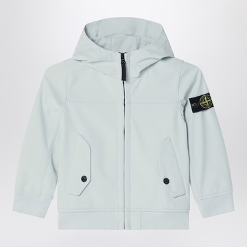 Light blue hooded jacket