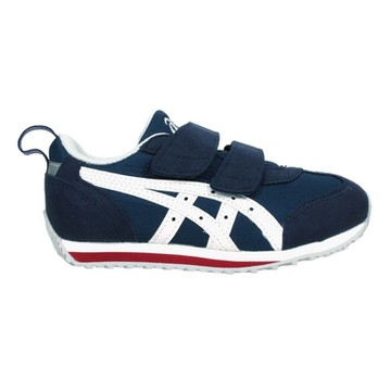 ASICS IDAHO MINI JP 男女中童運動鞋-魔鬼氈 亞瑟士 TUM185-5001 深藍白紅