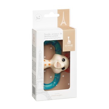 Sophie la girafe 雙環冰涼咬牙器