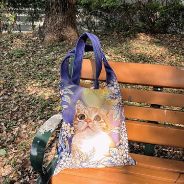 new/花路包-陽光/絨布/單肩/慵懶/水桶/布包/托特包