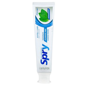 Xlear, Spry，無氟牙膏，薄荷味，5 盎司（141 克）