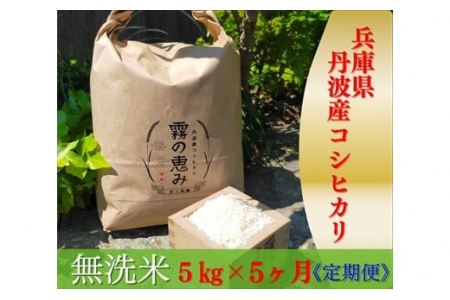 丹波産コシヒカリ 5ｋｇ×5ヶ月