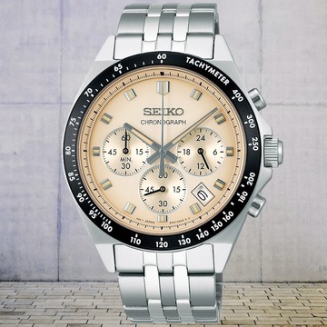 SEIKO 精工 CS系列 經典三眼 計時腕錶 (8T63-02R0S/SBTR045J)