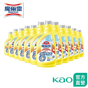 【魔術靈】浴室清潔劑 舒適檸檬 更替瓶500ML│花王旗艦館