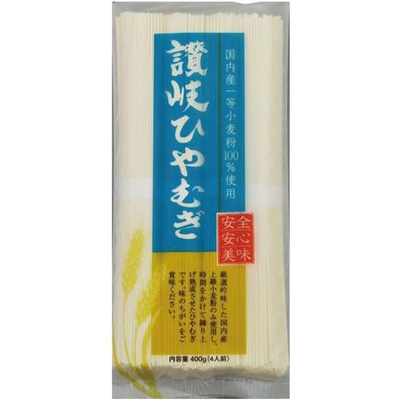 讃岐物産 国内産小麦讃岐ひやむぎ 400g×12袋入り お中元 お歳暮 ギフト 贈り物 贈答 ギフト 直送 正規代理店