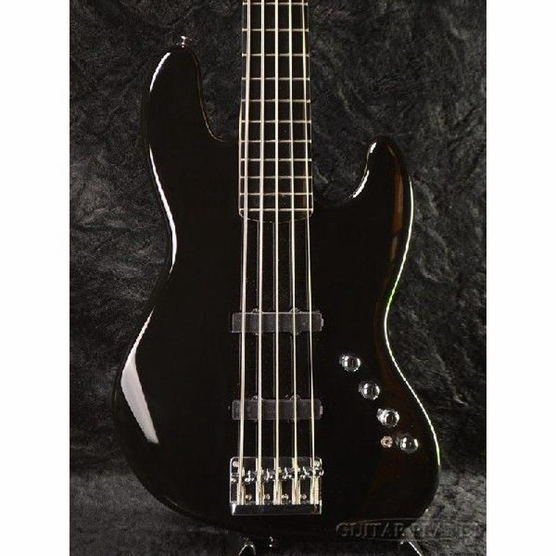 Squier Deluxe Jazz Bass Active V BLK 5弦ベース ブラック 《ベース ...