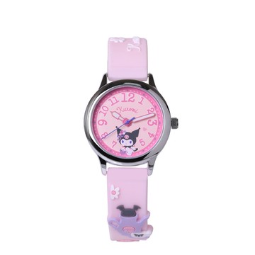【HELLO KITTY】酷洛米系列 俏皮可愛 立體圖案手錶 淺粉色 KT081LWPP1_30mm