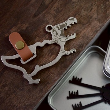 Desk+1 大鑰匙環 - 暴龍 鑰匙環 開瓶器