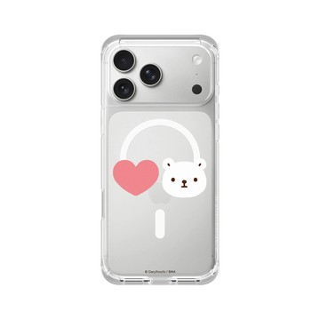 iPhone 17 Pro Max ClearX (MagSafe 兼容) 晶透白 - 白白日記 Darylhochi - ♥白白Bac Bac in LOVE
