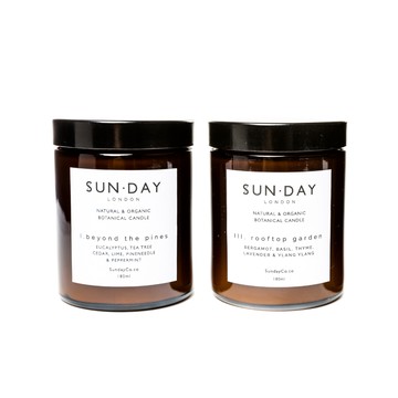 【英國精油蠟燭SundayofLondon】180ml 2件組 | 香氛蠟燭 精油蠟燭 香氛 手工 大豆 蠟燭 擴香 居家香氛 手工香氛 限時優惠 定情物