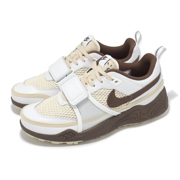 [ACS] Nike x Travis Scott 休閒鞋 Zoom Field Jaxx 男鞋 棕 白 聯名 魔鬼氈 HQ3073-100