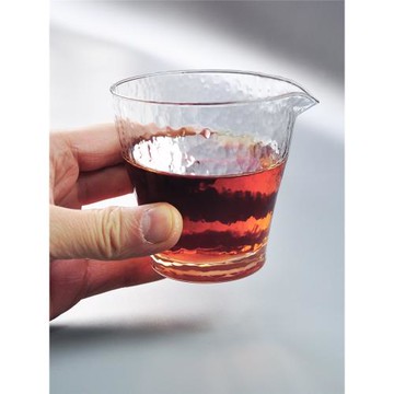 日本進口公道杯東洋佐佐木錘紋日式分茶器功夫茶具錘紋小玻璃杯子
