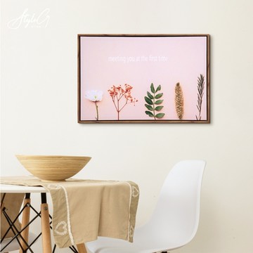 STYLE_G時代家居油畫布有框畫40X60CM-清新花草