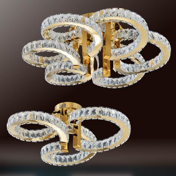 LED  現代 水晶吸頂 燈  38-80851、80852