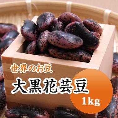 世界のお豆 中国産 紫花豆 大黒花芸豆 1kg