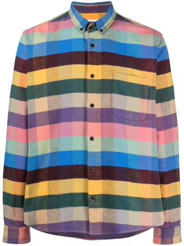 YMC - Dean stripe-print flannel shirt - men - Cotton - XL - Multicolour