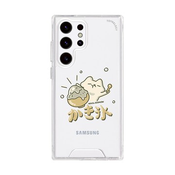 【插畫家聯名】歐吉喵NEKO OJIMEOW來吃剉冰防摔透明SAMSUNG手機殼